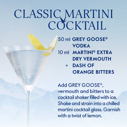 Grey Goose Vodka Gift Set 750ml (80 Proof)