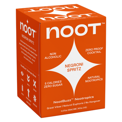 Noot Negroni Spritz Non-Alcoholic Cocktail 4pk 12oz Can - Noot