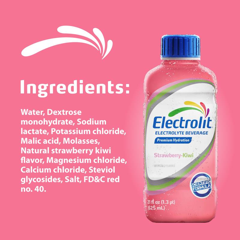 Electrolit Strawberry Kiwi 21oz Btl