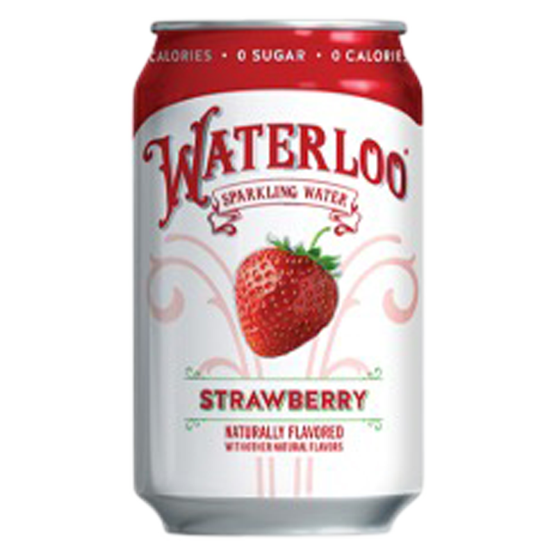 Waterloo 12pk Sparkling Strawberry Water 12oz Can