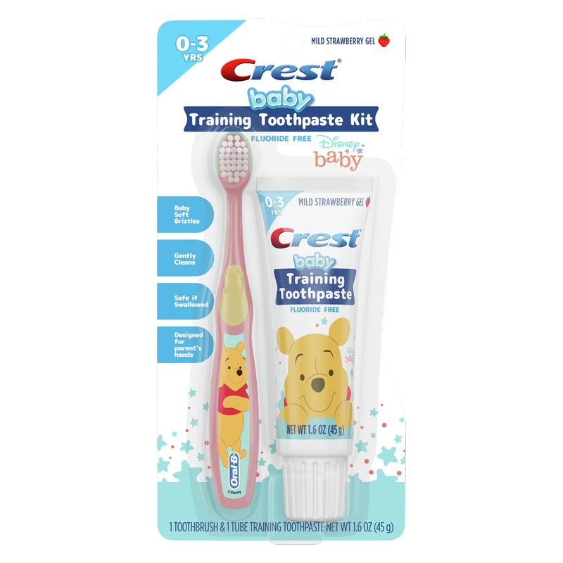 Crest Baby Training Toothpaste & Toothbrush Kit, Winnie the Pooh