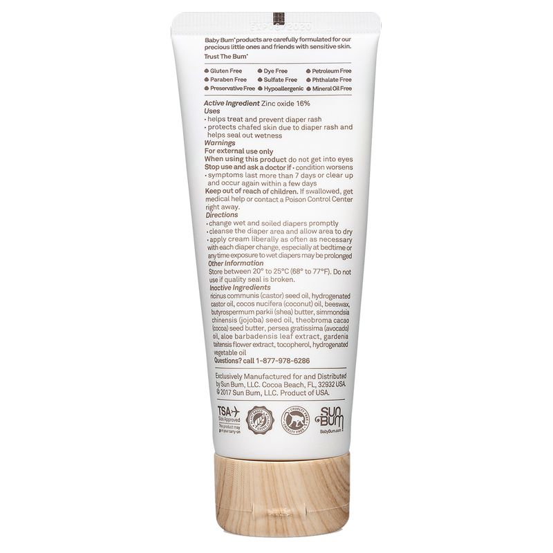 Sun Bum Diaper Rash Cream 3oz