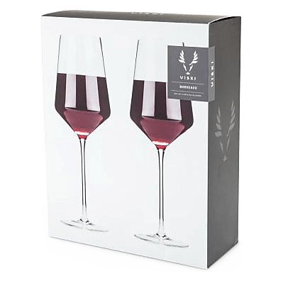 True Viski Bordeaux Glasses 2 ct