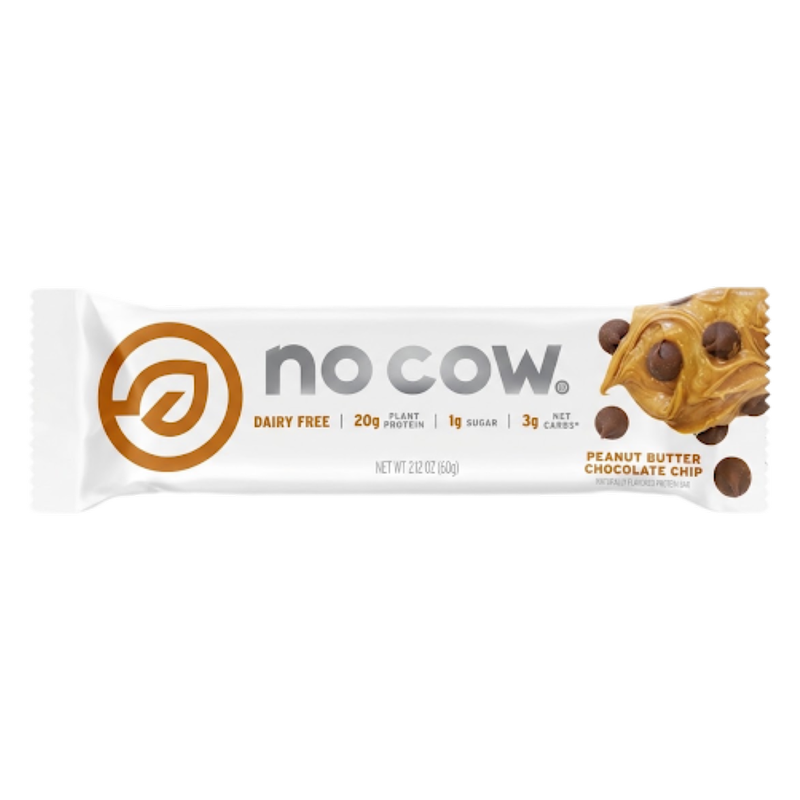 No Cow Peanut Butter Chocolate Chip Protein Bar, 2.12 oz
