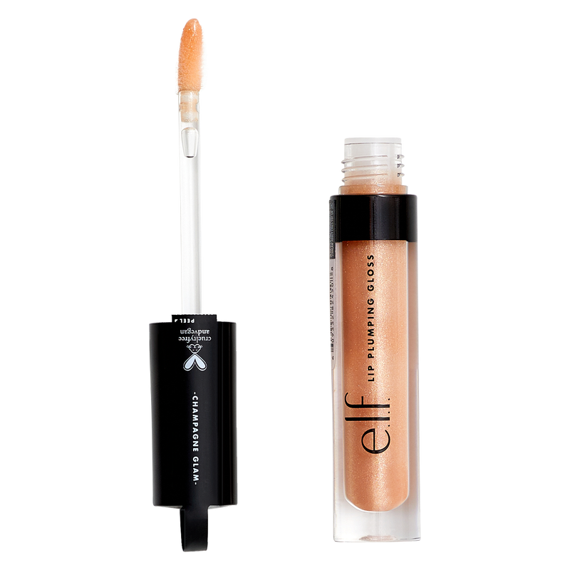 e.l.f. Lip Plumping Gloss Champagne Glam 0.09oz