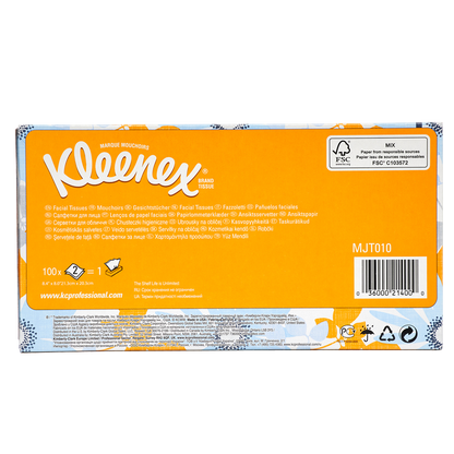 Kleenex White Facial Tissues 100ct