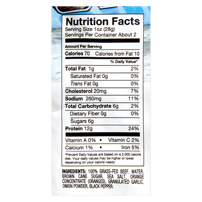 Think Jerky Classic Grassfed Beef Jerky 2.2oz