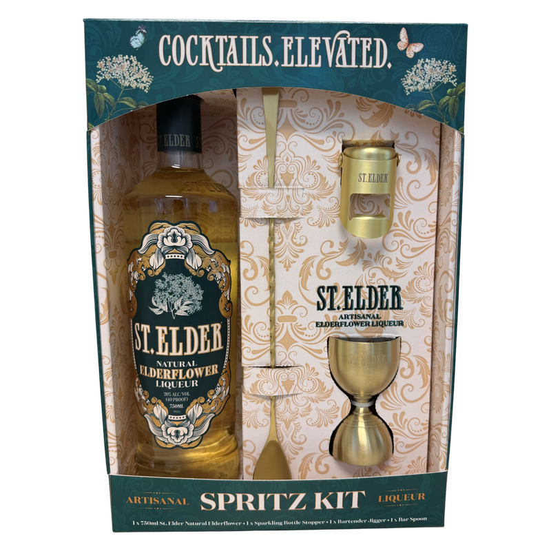 St. Elder Natural Elderflower Liqueur Spritz Kit