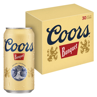Coors Banquet 30pk 12oz Can 5.0% ABV