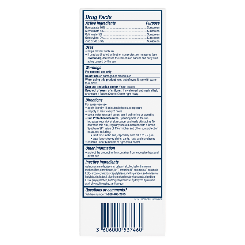 CeraVe Face Moisturizer with Sunscreen, AM Facial Moisturizing Lotion for Normal to Dry Skin, SPF 30