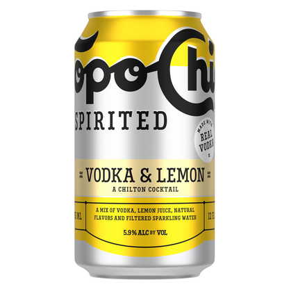 Topo Chico Spirited Vodka & Lemon 4pk 12oz cans 5.9% ABV - Topo