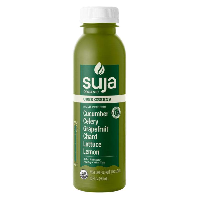 Suja Organic Uber Greens Cold Pressed Juice 12oz Btl