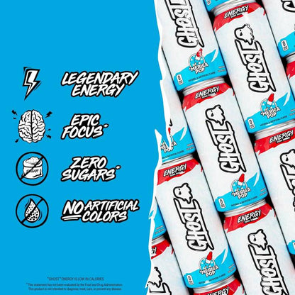 GHOST Energy Zero Sugar 'Merica Pop 16oz Can