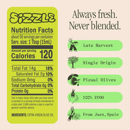Graza Sizzle Extra Virgin Olive Oil Cooking Spray 5oz