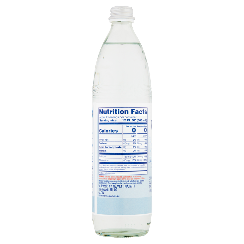 Gerolsteiner Sparkling Mineral Water 25.3oz Glass Bottle