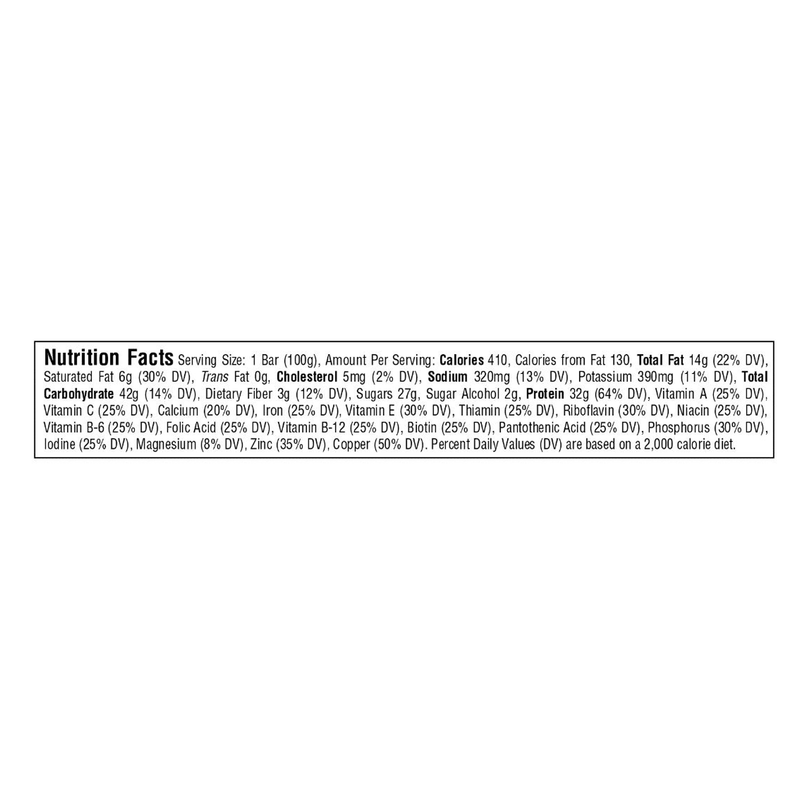 Met RX Big 100 Colossal Super Cookie Crunch Meal Replacement Bar 3.52oz