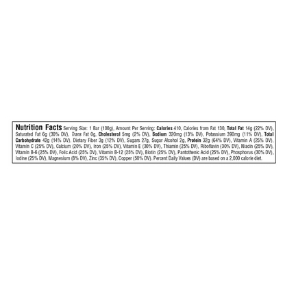 Met RX Big 100 Colossal Super Cookie Crunch Meal Replacement Bar 3.52oz
