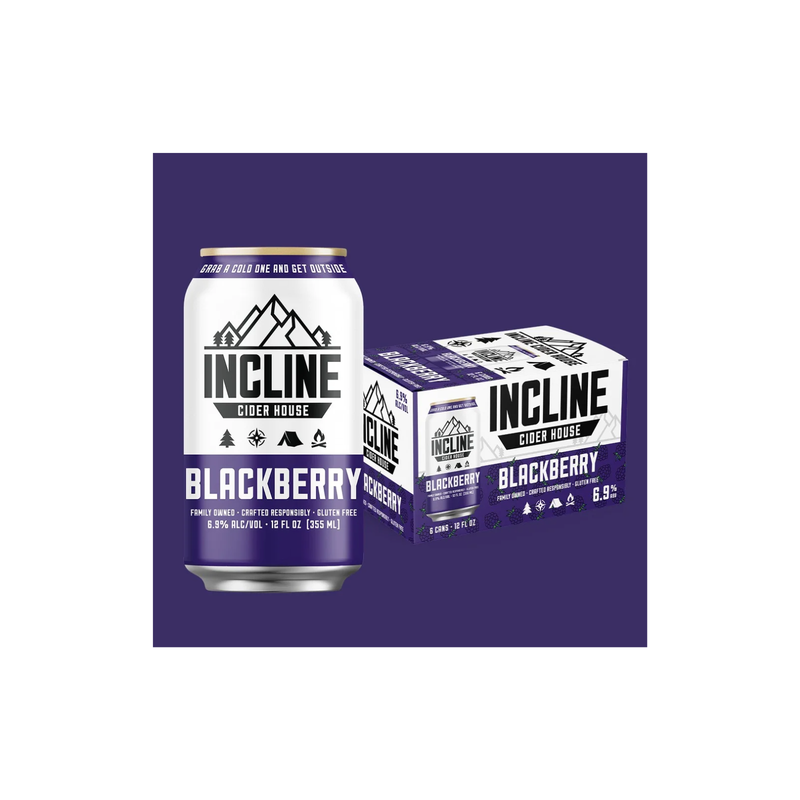 Incline Blackberry Cider 6pk 12oz Can