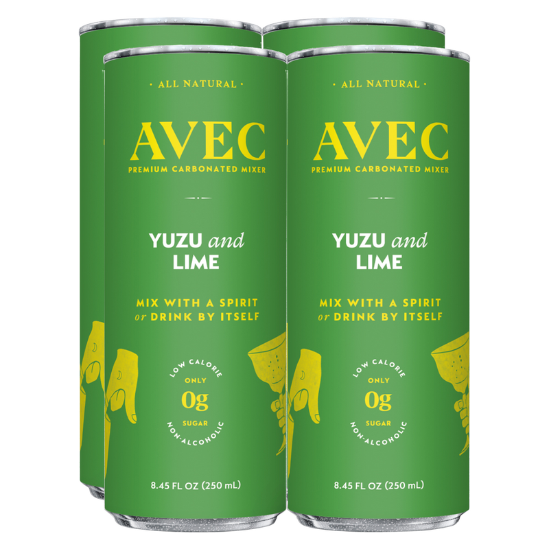 AVEC Yuzu and Lime 4pk 8.5oz Can