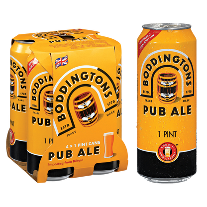 Boddington's Pub Ale Draught Can 4pk 16oz Can 4.7% ABV