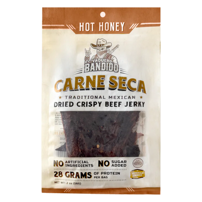Vaquero Bandido Hot Honey Carne Seca, 2oz