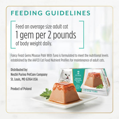 Fancy Feast Gems Tuna Mousse 4oz