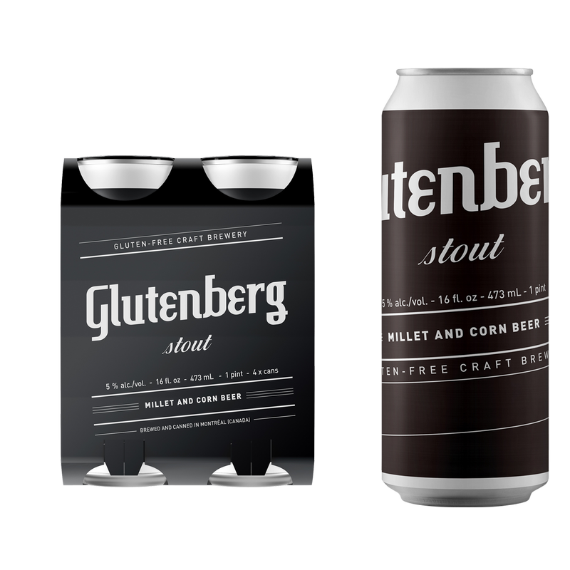 Glutenberg Stout Gluten Free 4pk 16oz Can BevMo!