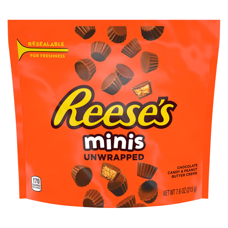 Reese's Minis Peanut Butter Cups Unwrapped 7.6oz