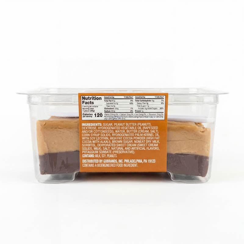Crave Shoppe Chocolate Peanut Butter Fudge - 8 oz