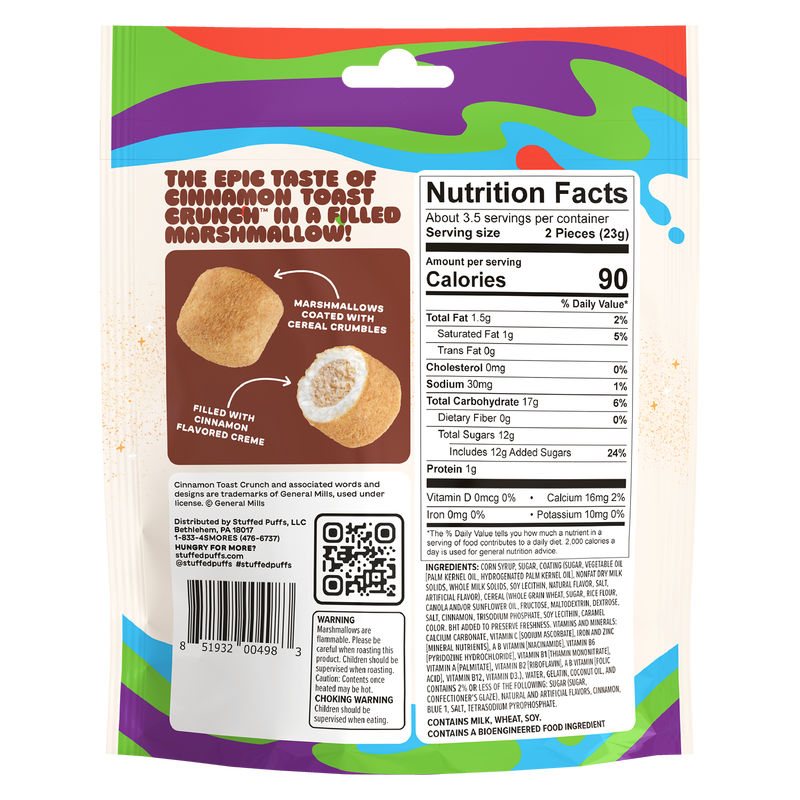 Stuffed Puffs Big Bites Cinnamon Toast Crunch 5.9oz