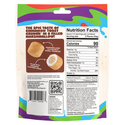 Stuffed Puffs Big Bites Cinnamon Toast Crunch 5.9oz