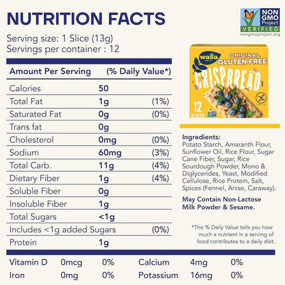 Wasa Original Crispbread, 5.4 oz