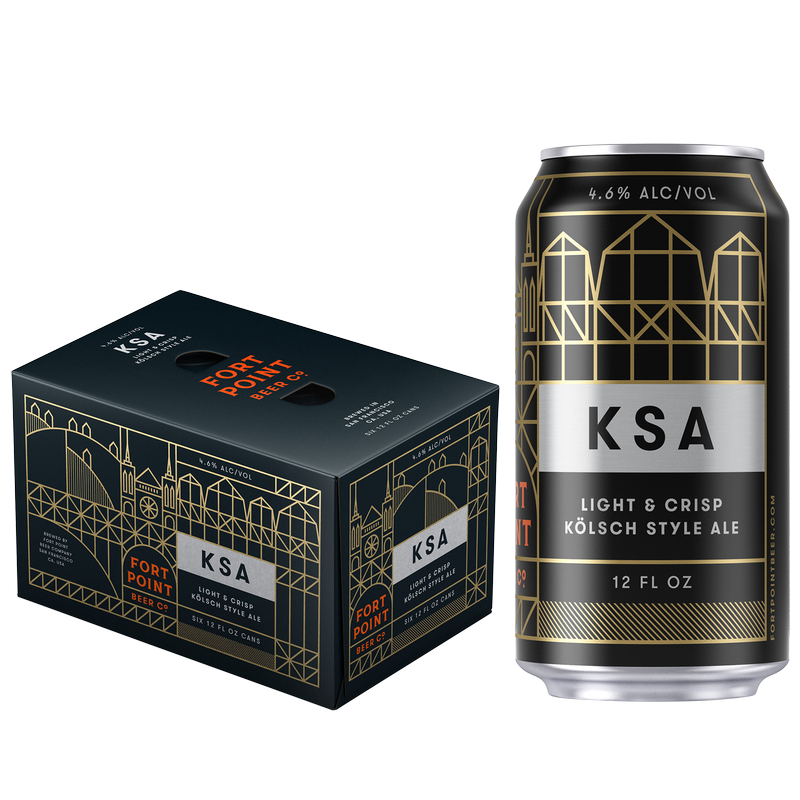 Fort Point KSA Kolsch 6pk 12oz Can