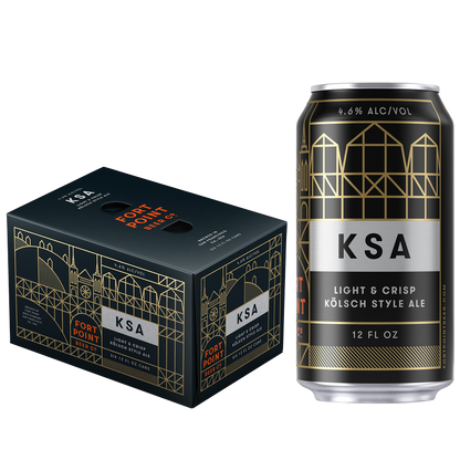 Fort Point KSA Kolsch 6pk 12oz Can