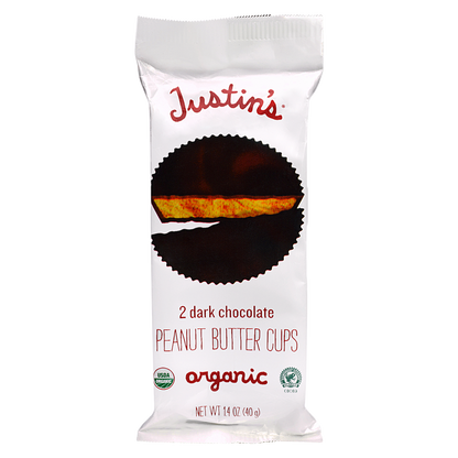 Justin's Organic Dark Chocolate Peanut Butter Cups 2ct