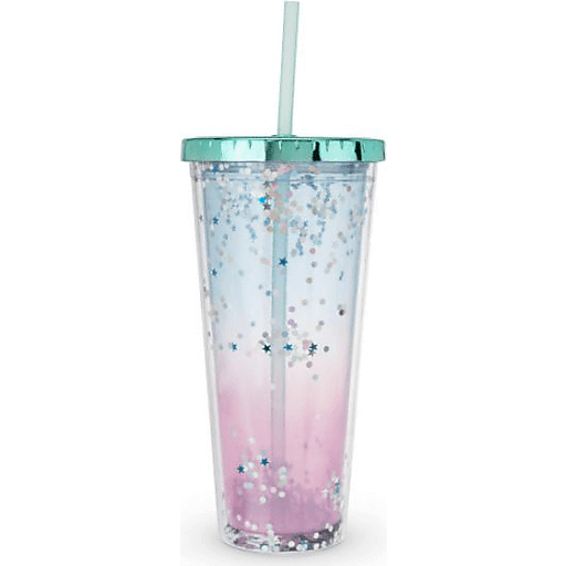 True Tall Mermaid Tumbler with Straw 24 oz