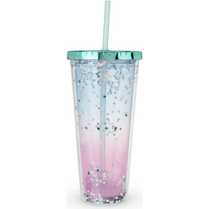 True Tall Mermaid Tumbler with Straw 24 oz