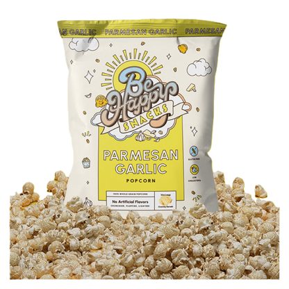 Be Happy Popcorn Parmesan Garlic 5oz