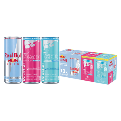 Red Bull Zero Sugar Variety Pack 12pk 8.4oz Can