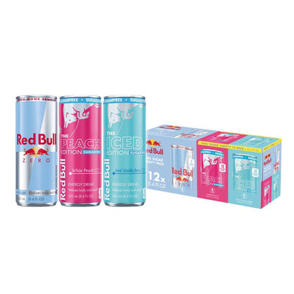 Red Bull Zero Sugar Variety Pack 12pk 8.4oz Can