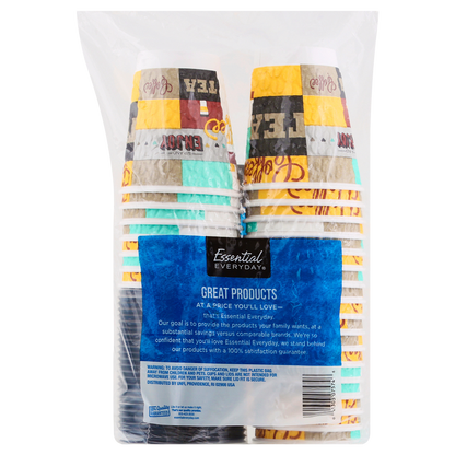 Essential Everyday Insulated Beverage Cups and Lids 24ct