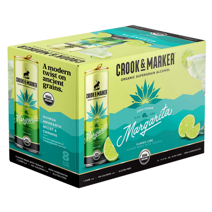 Crook & Marker Lime Margarita 8pk 11.5oz Can 5.0% ABV