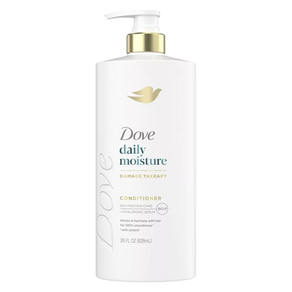 Dove Beauty Hair Conditioner, Daily Moisture with Hyaluronic Serum & Bio-Protein Care, 28oz