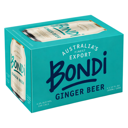 Bondi Australian Ginger Beer 6pk 12oz Can