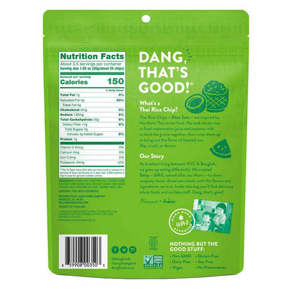 Dang Coconut Crunch Thai Rice Chips 3.5oz