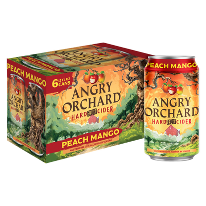 Angry Orchard Peach Mango Hard Cider (6PKC 12 OZ)