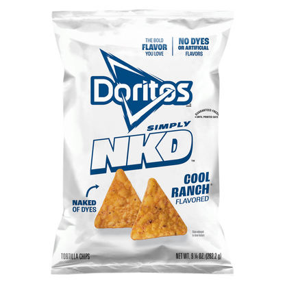 Doritos Simply NKD Tortilla Chips Cool Ranch, 9.25oz