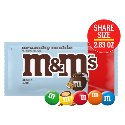 M&Ms Crunchy Cookie Candies Share Size 2.83oz - M&M's – BevMo! M&Ms Crunchy Cookie Candies Share Size 2.83oz - M&M's – BevMo!