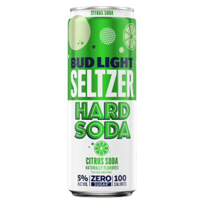 Bud Light Seltzer Hard Soda Citrus Single 12oz Can 5.0% ABV