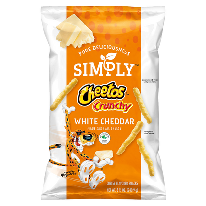 Simply Cheetos Crunchy White Cheddar 8.5oz